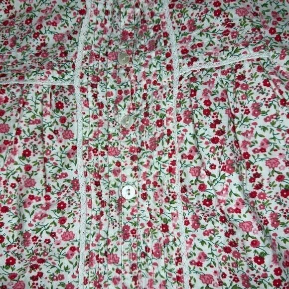 Free Planet Girls 2T Long Sleeve Colorful Floral Button Down Casual Top - Picture 7 of 16